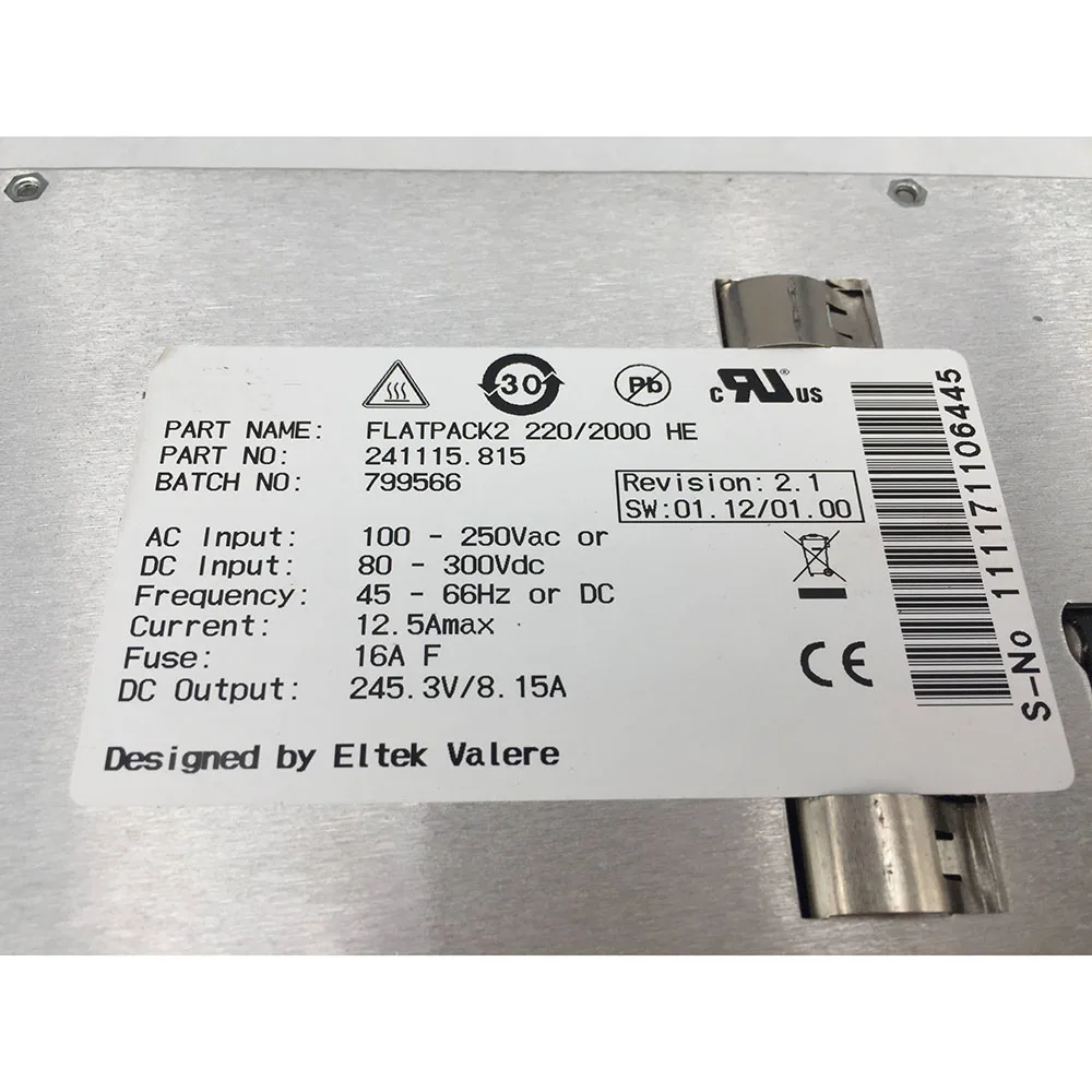 Power Module FLATPACK2 220/2000 HE Output 245.3V 8.1 241115.815 5 Power Module FLATPACK2 220/2000 HE Output 245.3V 8.1 241115.815 - Image 3