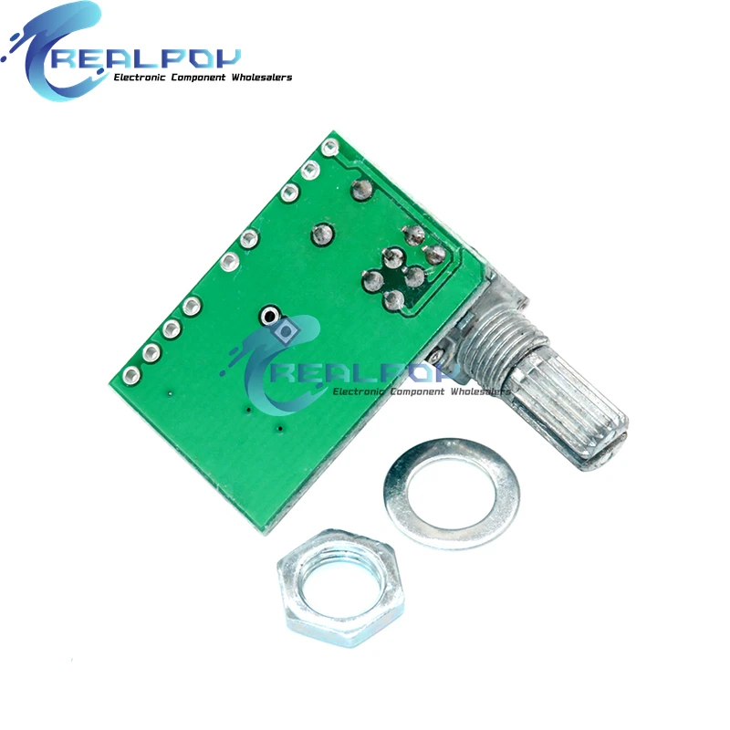Compact 5V Stereo Audio Amplifier Board with Volume Control
