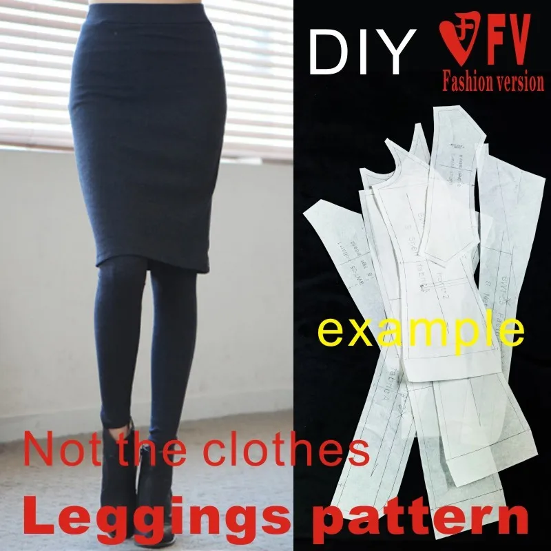 Leggings sewing pattern The trousers pattern(Not the pants) BCK-13