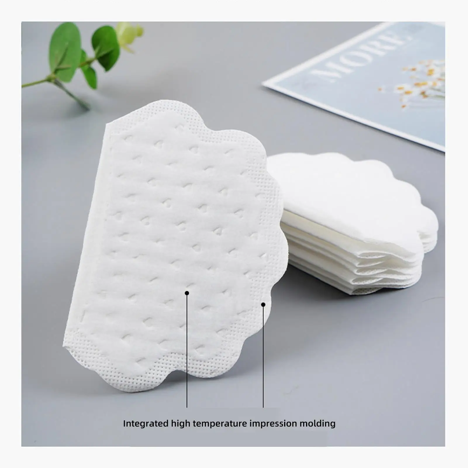 for men s Ultra Thin Armpit Sweat Pads-Absorbent, Breathable & Disposable, Plum Shape Design-Mint Scented