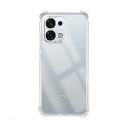 Shockproof Airbag Full Protection TPU Soft Case - Universal Protective Cover s for OPPO A6 (Transparent)
