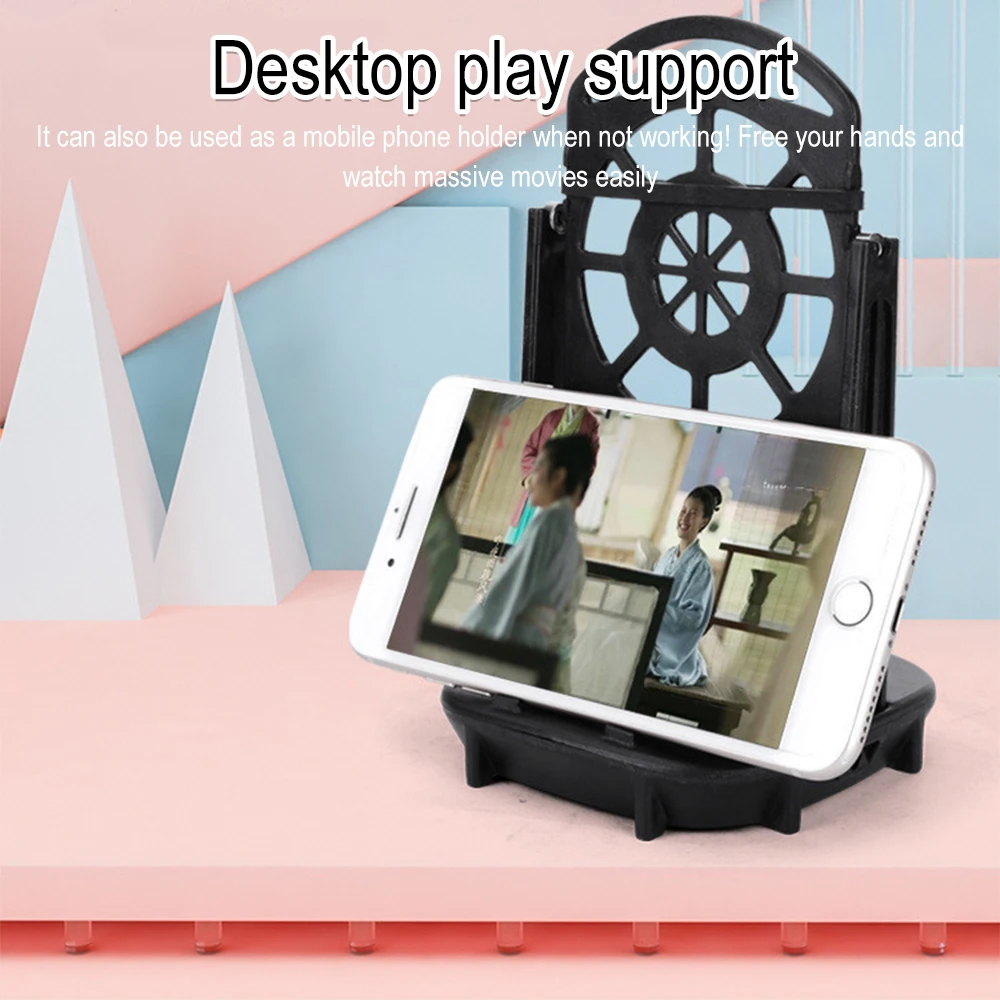 Desk Walking Swing Shaker Mobile Phone Stand Holder Pedometer Brush Stepper For Phone Wiggler Counter For Iphone Samsung Xiaomi