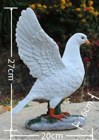 White Dove Decoration Home Decorations for The Room Garden