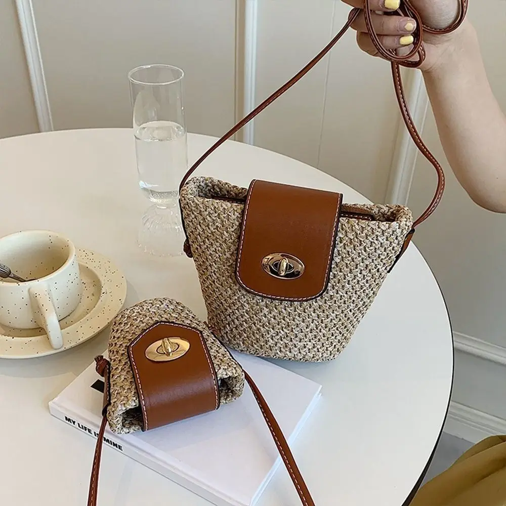 Dames Kleurrijke Geweven Schoudertas Mini Hobo Tassen Luxe Strooien Tas Strandvakanties Nieuwe Stijl Modegevoel kopen vanaf een prijs van 97