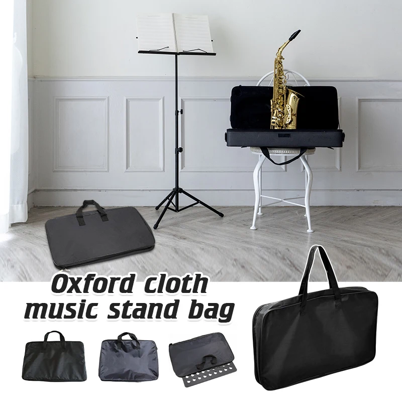 Music Stand Pack Waterproof Oxford Cloth Folding Sheet Stand Bag Tripod Holder Case Musical Instruments Carrying Bags music stand bag