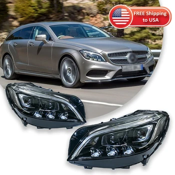 Car Lights For Benz CLS W218 2012-2017 Headlight LED Projetor head Lamp Daytime Running Light Automotive Accessories