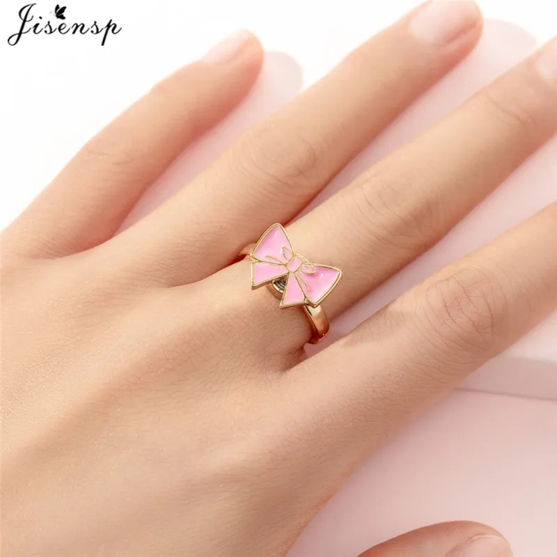 Adjustable Rotatable Butterfly & Daisy Anti-Stress Fidget Ring