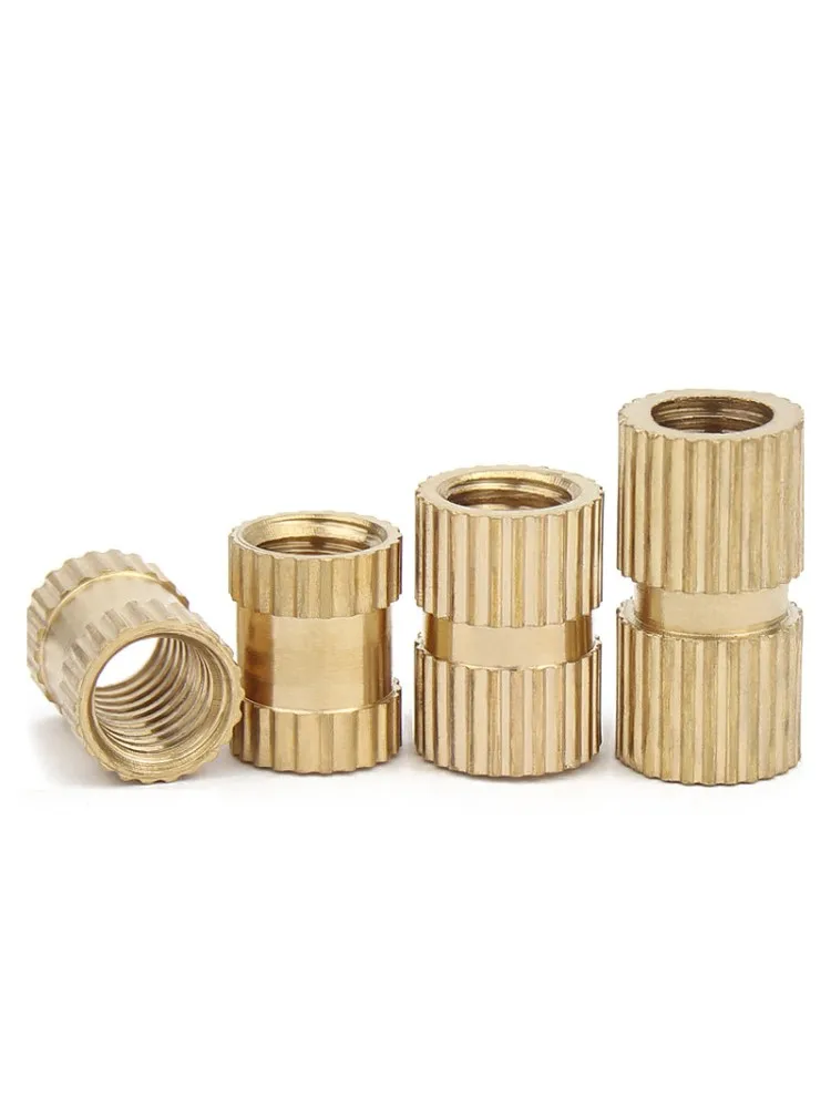 latao solido cobre moldagem por injecao knurl 05
