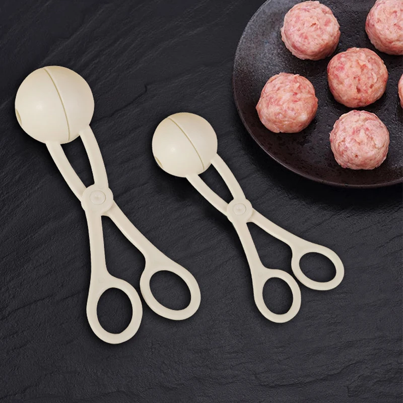 1PC Meatball Maker Tool Kitchen Stuffed Meatballs Clip Makers DIY Fish Meat Rice Ball Making Mold Home Restaurant Helper Gadgets
