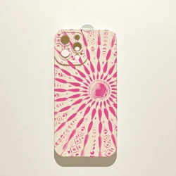Artistic Summer Style Golden Sun Phone Case - Elegant Design Cover - Galaxy S23 Ultra (1)