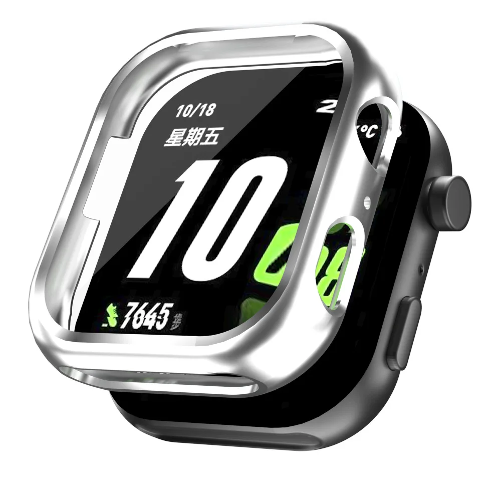 Enhanced Soft TPU Case with Scratch-resistant Screen Protector for Smartwatch Accessories