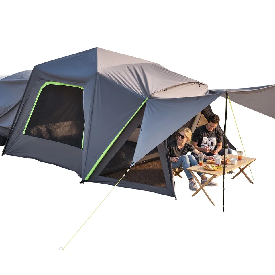 Spacious Waterproof SUV Camping Tent with Awning