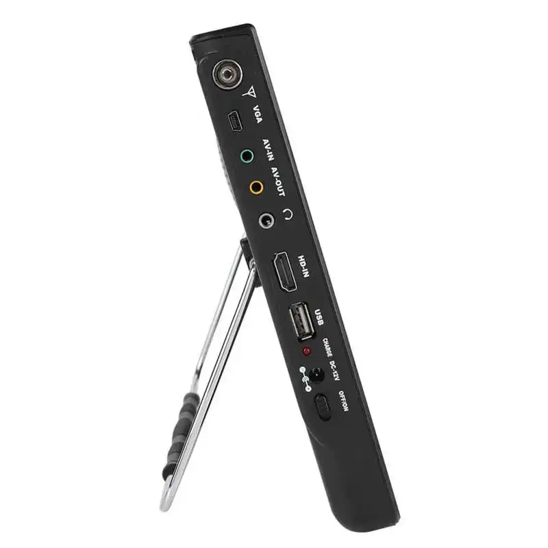 12‑inch Portable Digital TV 1080P 16:9 LED Handheld Mini Digital TV Television Player for Home Outdoor Car Video Player portable tv