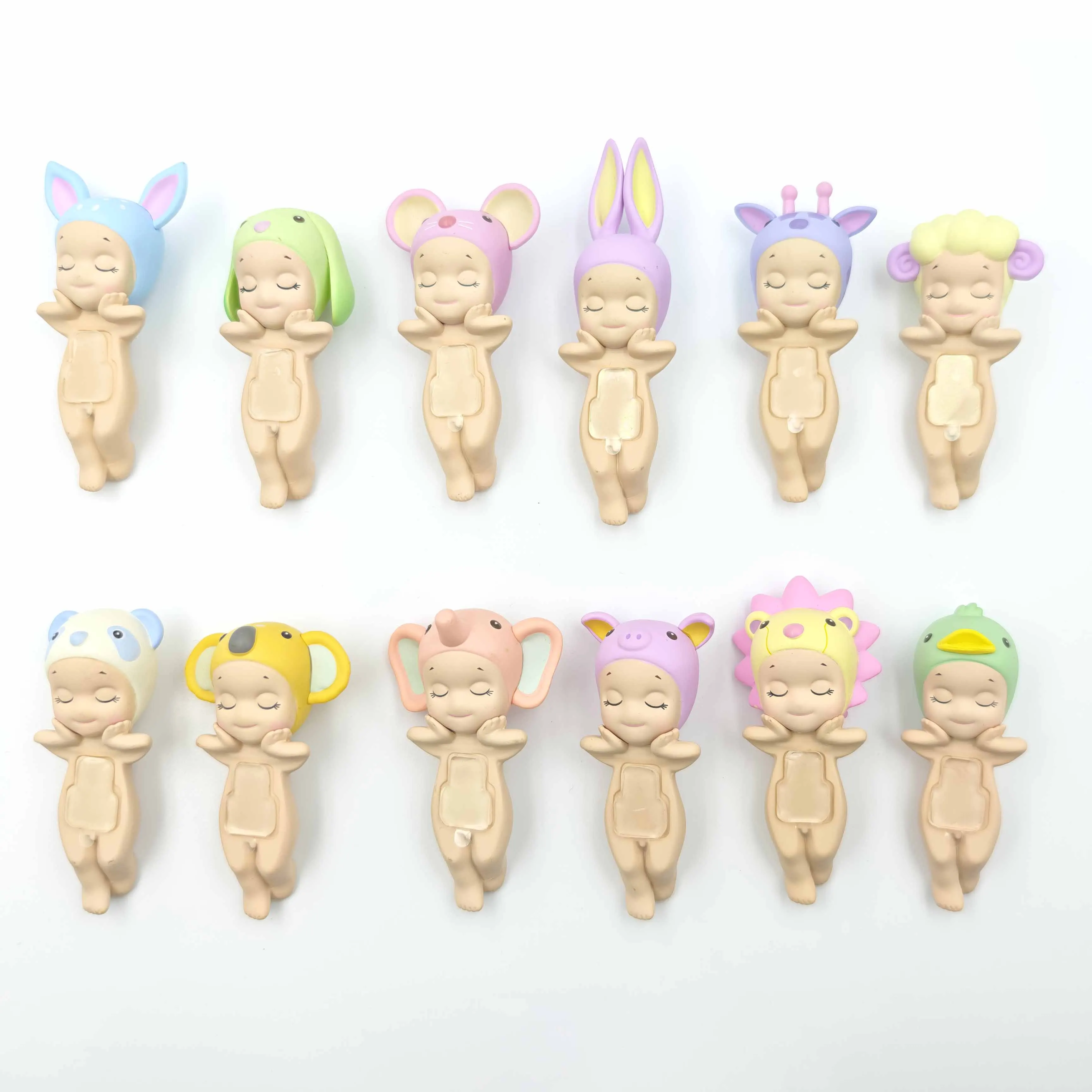 엔젤 블라인드 박스 토이즈 히피스 카와이 애니메이션 액션 피규어 모바일 컴퓨터 장식 컬렉션 생일 크리스마스 선물