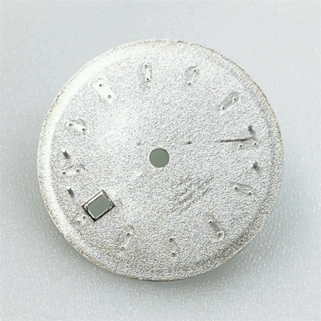 34mm Watch Dial NH34 GMT Dial Curved texture Watches Faces Movement Men's Watches Replacement Accessories