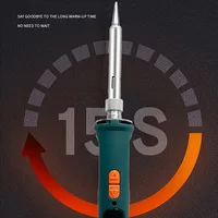 Fer à souder électrique 220V 120W, kit d'outils de réparation de fer à souder, affichage numérique LED, température réglable 200-600 ℃ 5