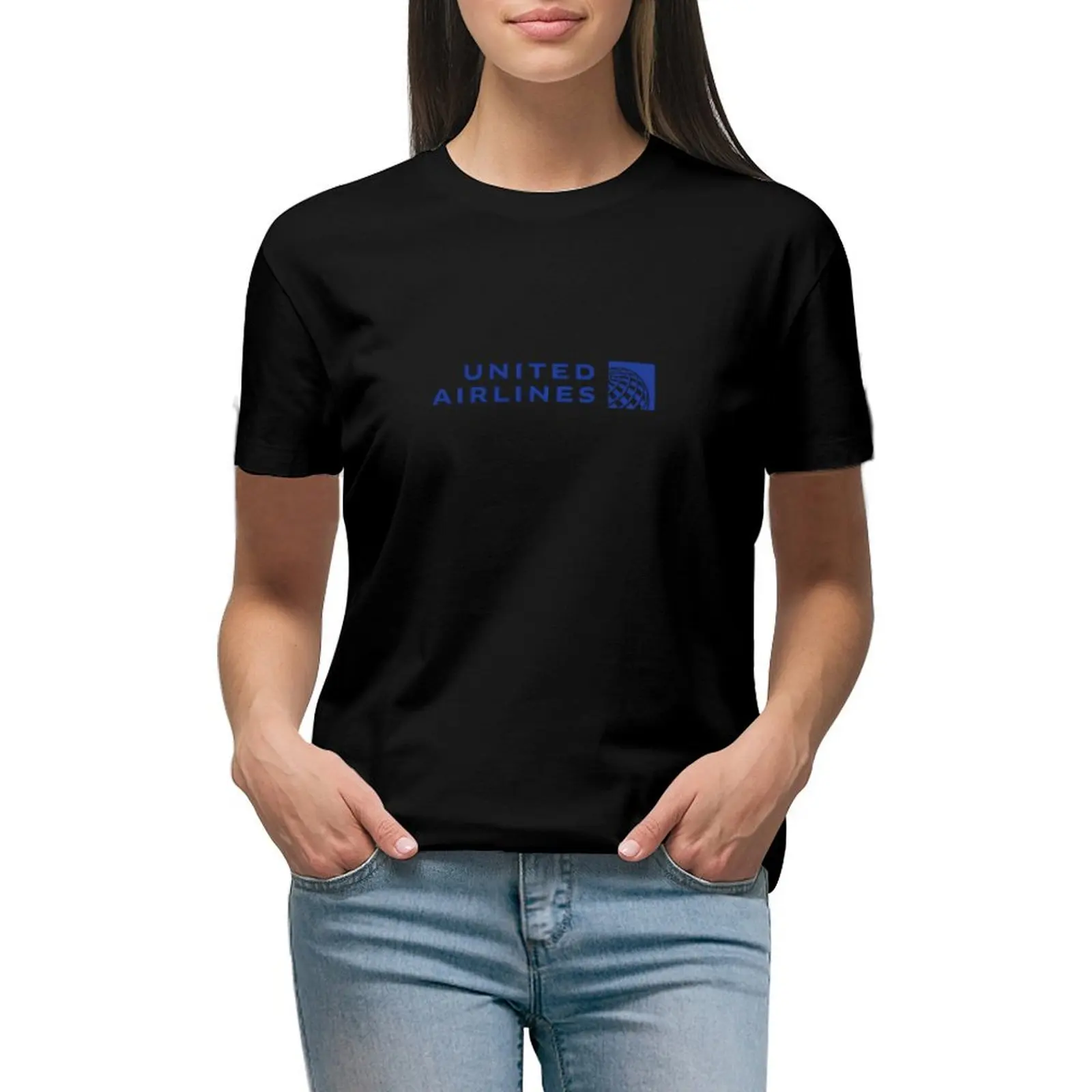 

United Airlines T-shirt Aesthetic clothing Female clothing tees designer clothes Women luxury