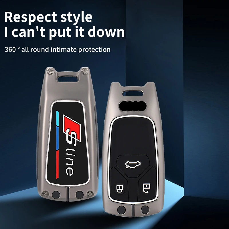 Custodia/cover per Chiave/telecomando per Audi A4 B9 A5 A6 8S 8W Q5 Q7 4M S4 S5 S7 TT TTS TFSI RS Protector Fob Keyless - Sc9ac198a5d2e4a58880d388f13b7f87fL