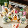 50/100Pcs Cartoon Capybara Koala Triangle Rice Ball Packaging Bag Nori Onigiri Sushi Bag Sushi Making Mold Bento Accessories