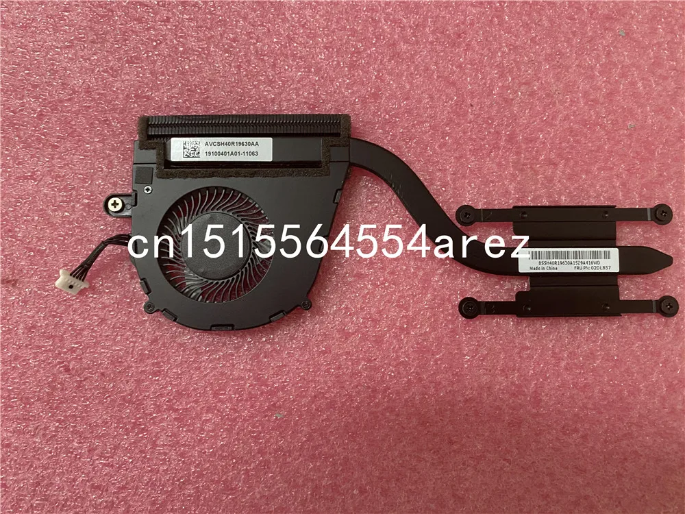 Original para Lenovo Thinkpad L390 L390 Yoga Cpu Ventilador de Refrigeração Conjunto do Dissipador Calor Radiador Cooler 02dl857 02dl856 - Imagem 4