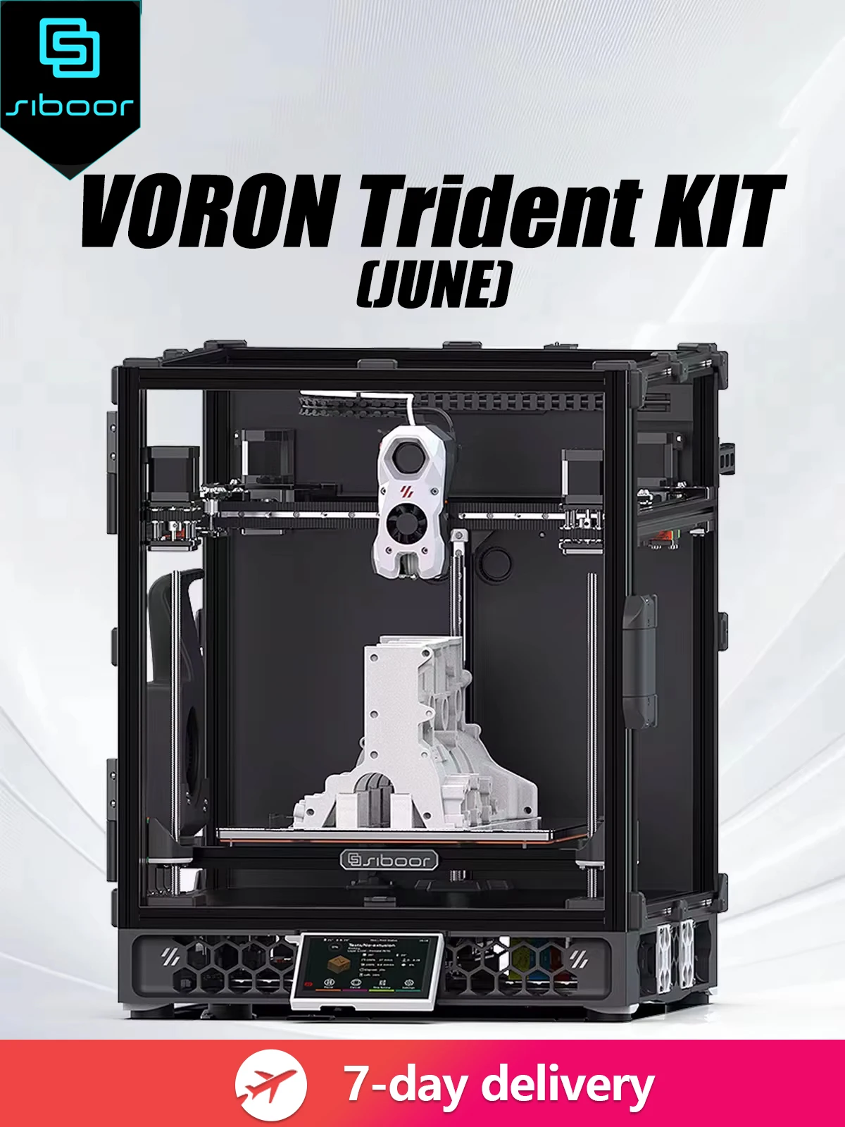 Voron Trident SIBOOR [June] CNC Metal Structure 4AWD CoreXY 3D