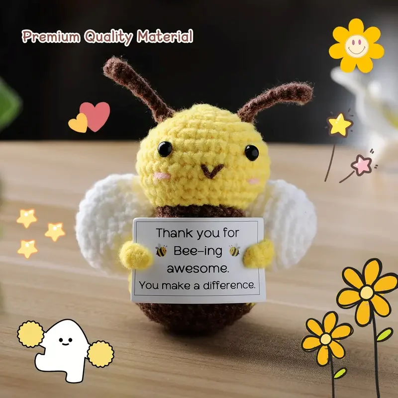 Skurrile Funney-Häkelfiguren, einzigartiges handgefertigtes Spielzeug mit positiver Kartoffel und emotionaler Unterstützung, Gurke, Heimdekoration, Geschenke