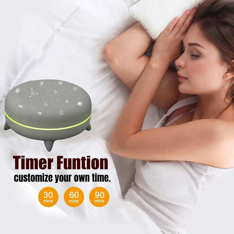 

Multiple Sleep Modes RGB Color Lights Household Baby Sleep Multifunctional Bluetooth Sound System Portable for Travel Subwoofer