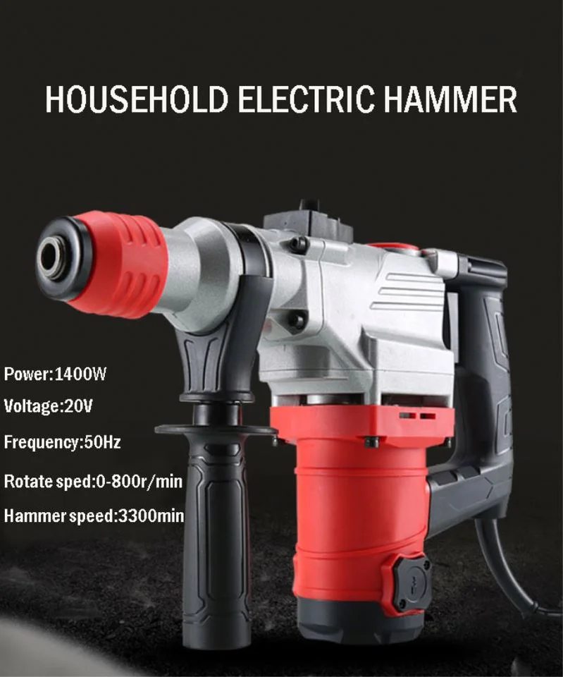 2200W 220V 3300/min Multifunctional Electric Hammer/Drill/Electric Pick Portable