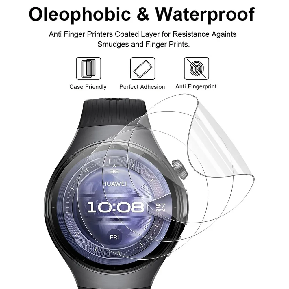 Hydrogel Smart Watch Screen Protector Film, 3/6 Pack