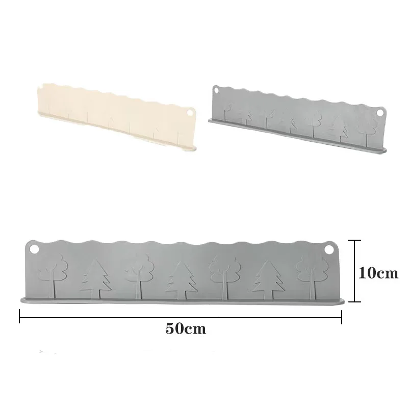 Kitchen Splash Guard Silicone Christmas Tree Shape Sink Baffle