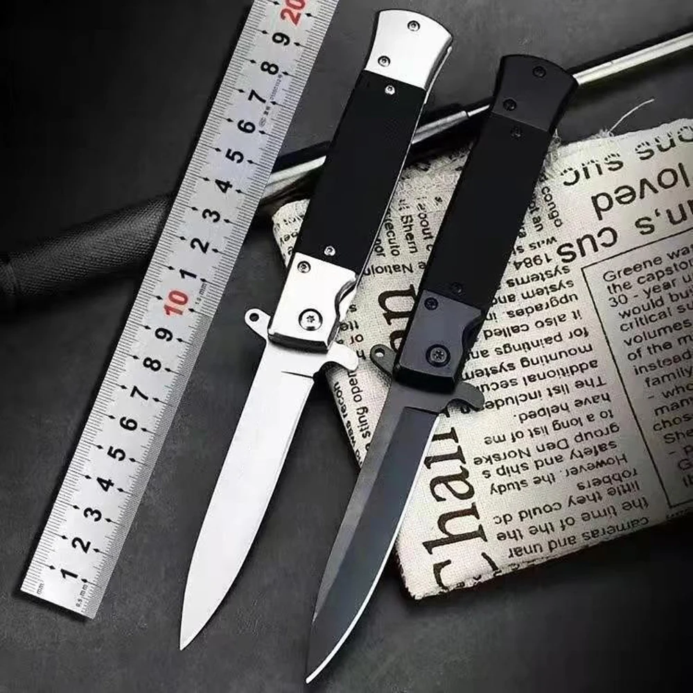Outdoor Portable Folding Knife Multi-Purpose Stainless Steel Survival Tactical Knife with High Hardness