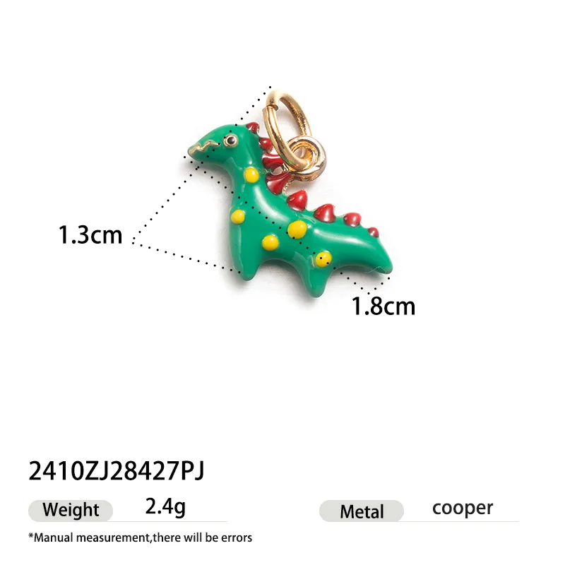 Cartoon Animal Pendant Hoop Earrings Dinosaur Design Butterfly Earring image 5