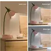 Rechargeable LED Table Lamp Adjustable Goose Shin Touch 3-speed Dimming Kids Reading Eye Care Indoor Decorative Night Lamp Gifts 6