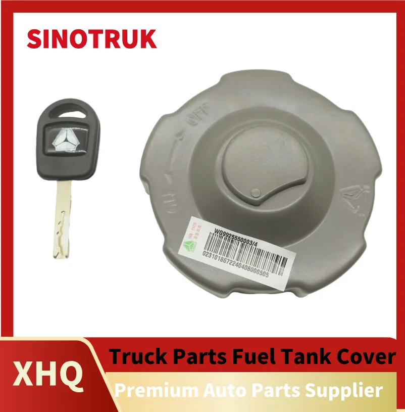 Specially Used For HOWO T5G Truck Parts Fuel tank Cover Car Fuel Tank with Lock Cap WG9925550003 For Sinotruk Parts