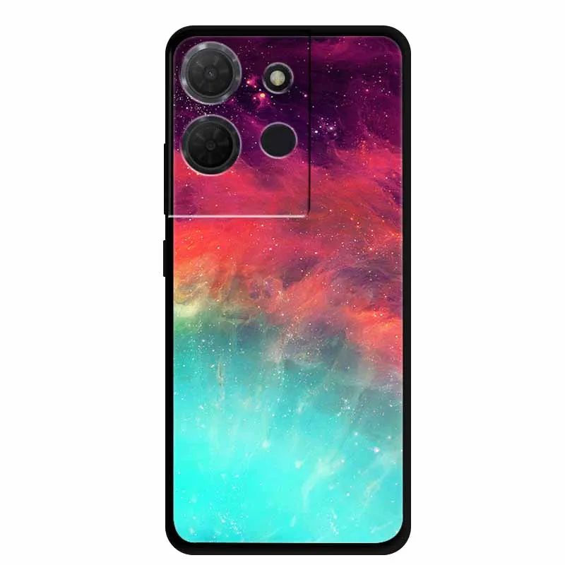 Stylish Black Marble Silicone Phone Cover - Fashionable and Protective TPU Shell