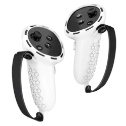 Enhanced VR Accessories Protective Silicone Cover with Knuckle Grip Handle (For Quest 3 Quest 3S)