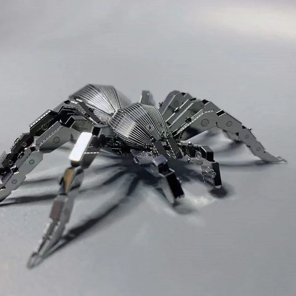 Tarantula 3D Metal Puzzle DIY Handmade Animal Insect Assembly Model Laser Cutting Kits Jigsaw Puzzle Decoration Toys Gifts 2