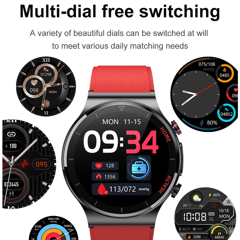 (  us) E300 Ʈ ġ ECG ü   ġ     AI Ƿ Smartwatch