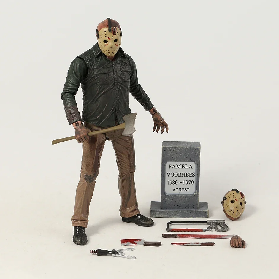 thumbnail image 1 of Figura de acción del personaje de la película de terror NECA Jason, modelo coleccionable, juguete de regalo, muñeca, figurita, 1 of 5