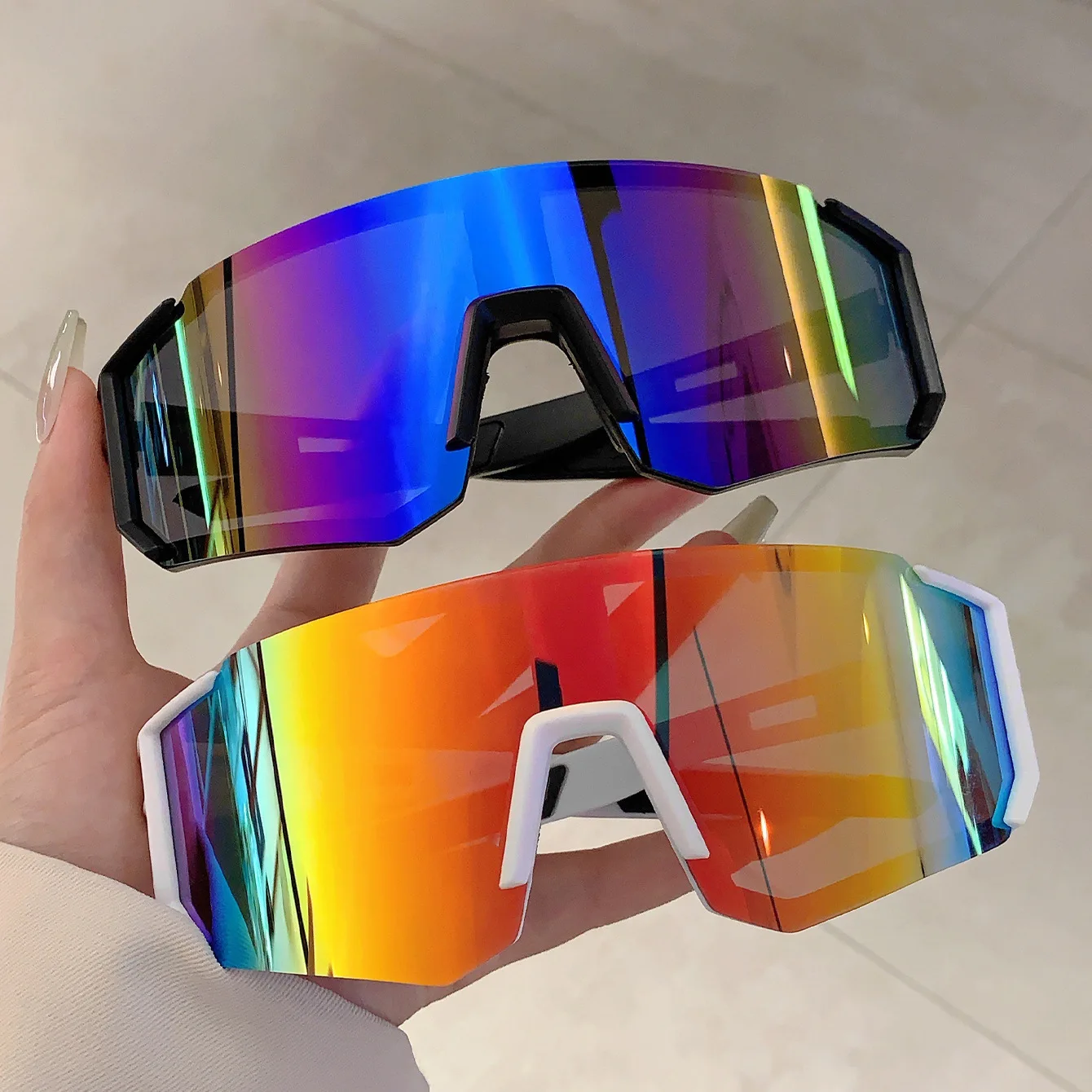 “Outdoor Sport Goggle Sunglasses – Vintage Windproof Shades for Skiing & Cycling” Safety Accessories Sunglasses