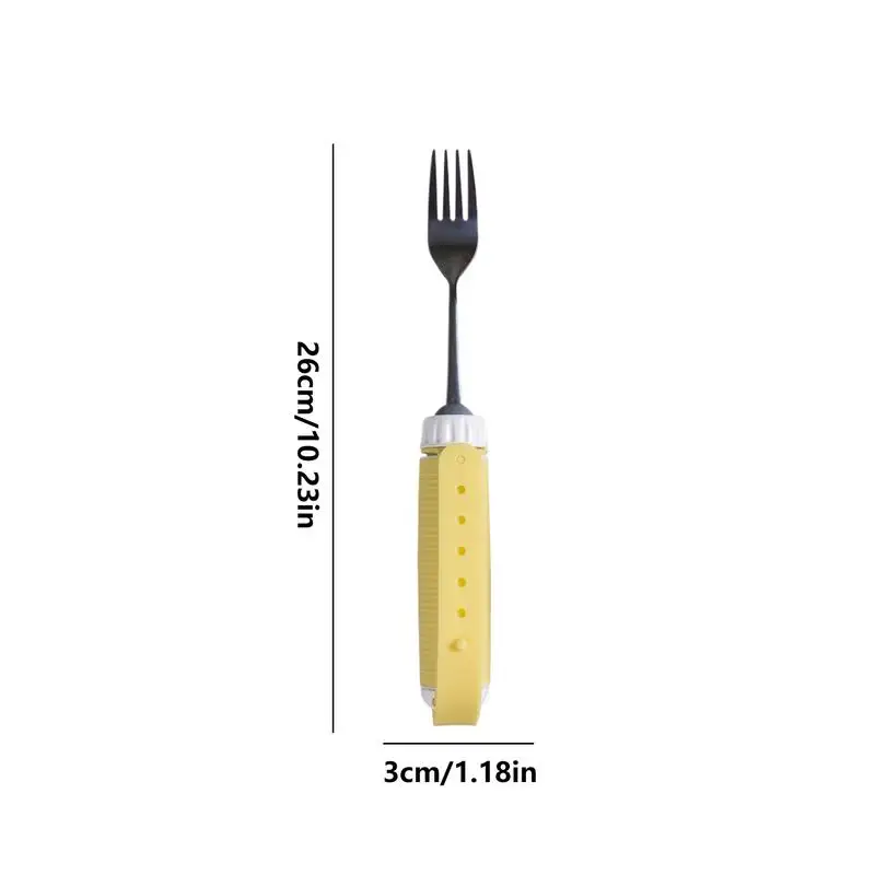 Adjustable Adaptive Cutlery Set for Elderly Dining
