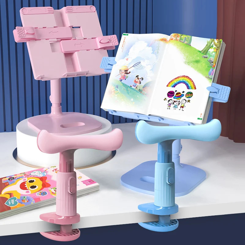 Reading Book Holder Bookcase Stand Children's Reading Bracket Multifunctional Desktop Bookshelf Elementary for Students