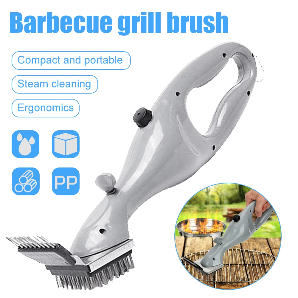Barbecue Grill Outdoor Steam Cleaning Brushes BBQ Cleaner Suitable For Charcoal Scraper Gas Accessories Cooking Kitchen Tool