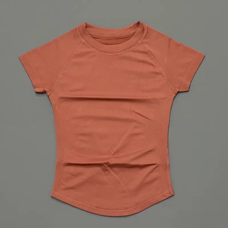 HISTELLO Sport Short Sleeve Top Seamless Yoga Leotard Clothing Women Running Sports T Shirt Workout Shirts Fitness Sports Vest - Image 18