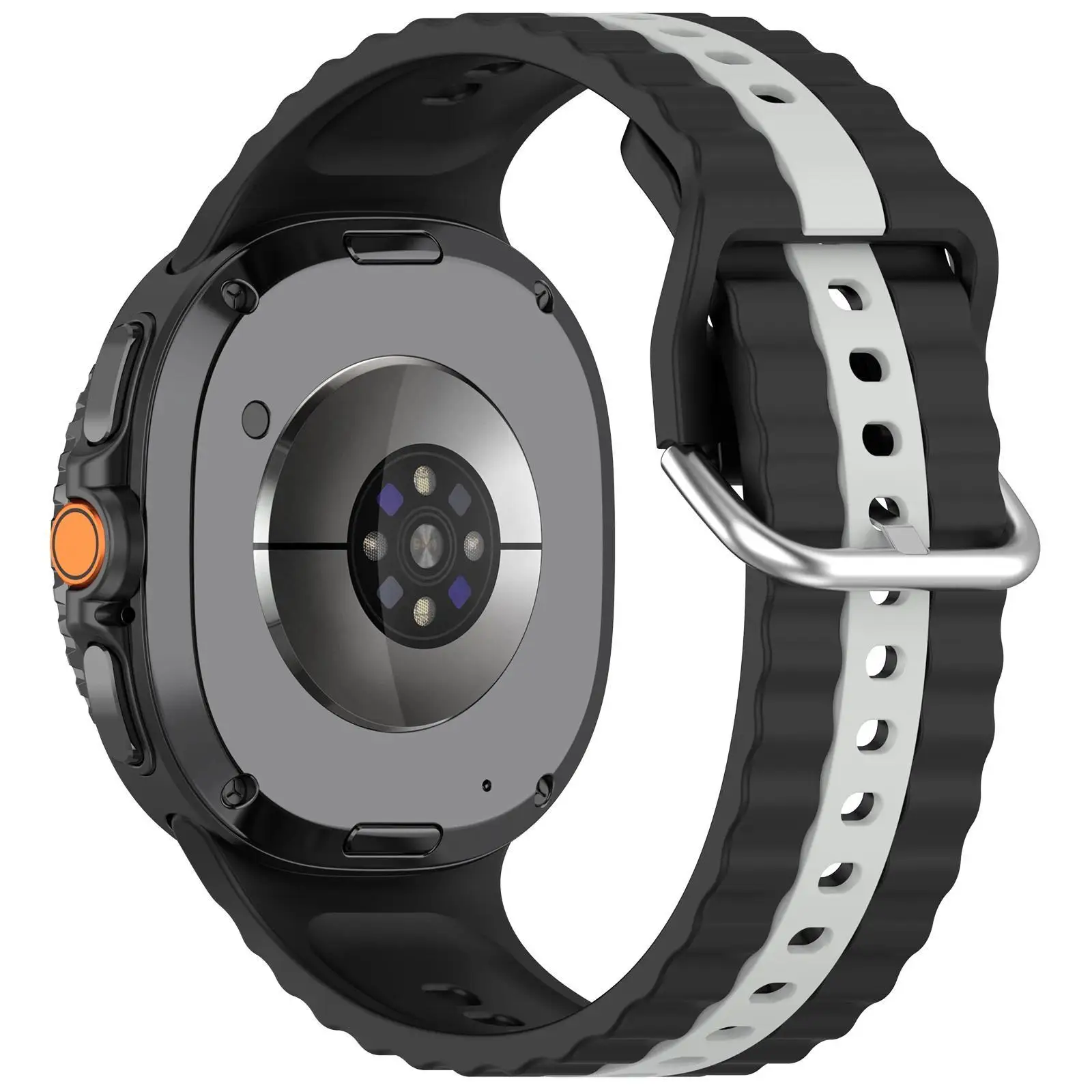 Breathable Sports Silicone Strap for Smartwatches - Quick Release Wristband Accessory