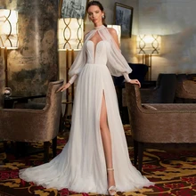 

Eightree Sexy Wedding Dresses 2022 Sweetheart Sleeveless Bride Dress White Tulle A-Line Princess Wedding Evening Gowns Plus Size