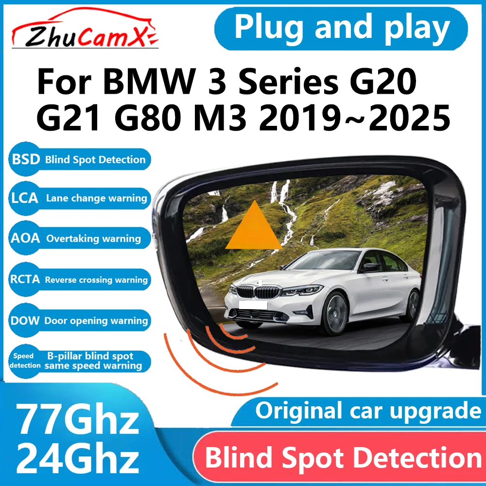 ZhuCamX for BMW 3 Series G20 G21 G80 M3 &ndash; BSD Blind Spot Detection Sensor Radar Driving Warning System Plug and Play