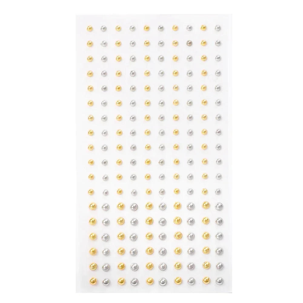 180pcs Nicht Piercing gefälschte Nase Lippen Aufkleber Einweg Bauch Augenbrauen Lippen Piercing Schmuck Nicht Pierced Ohrring Knopf Aufkleber – Detail 8