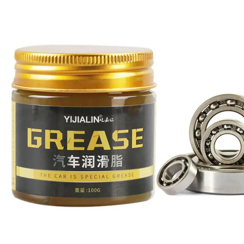 100g Automotive Grease Waterproof Lubricant High Temp Grease Wheel Bearing For Automobile Hub Bearings Metal Surfaces