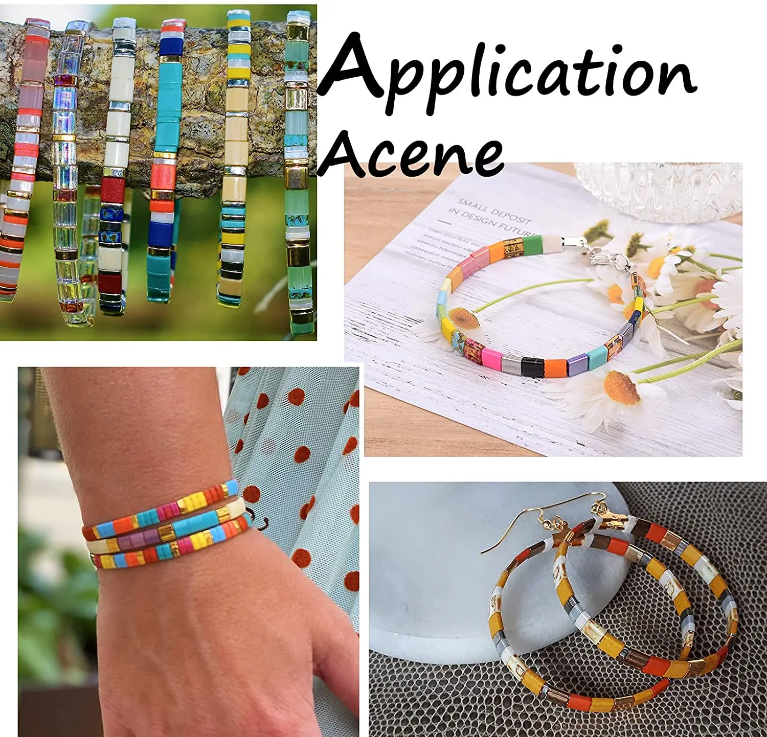 Two Hole Glass Seed Beads 5